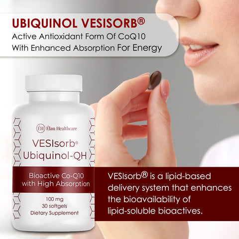 VESIsorb Ubiquinol-QH: Ultimate CoQ10 Absorption for Wellness