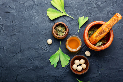 Healing properties of seeds and leaves of ginkgo biloba in herbal medicine.