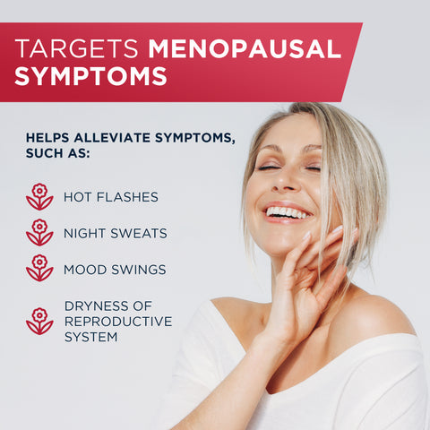 Common symptoms of menopause relieved by Medmeno supplement